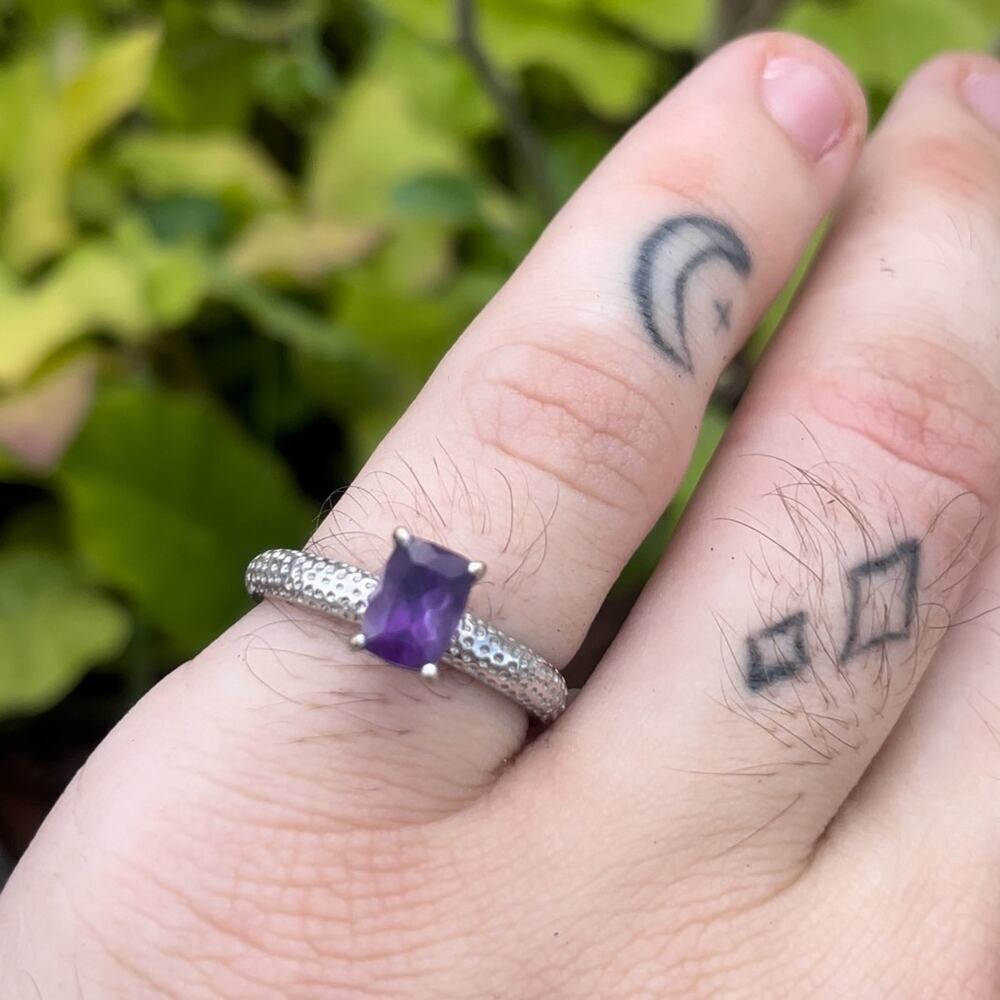 KARIS 925 Sterling Silver Amethyst Karis Ring